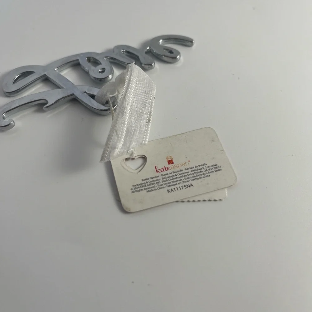 Love Bottle Opener Silver tone NEW
